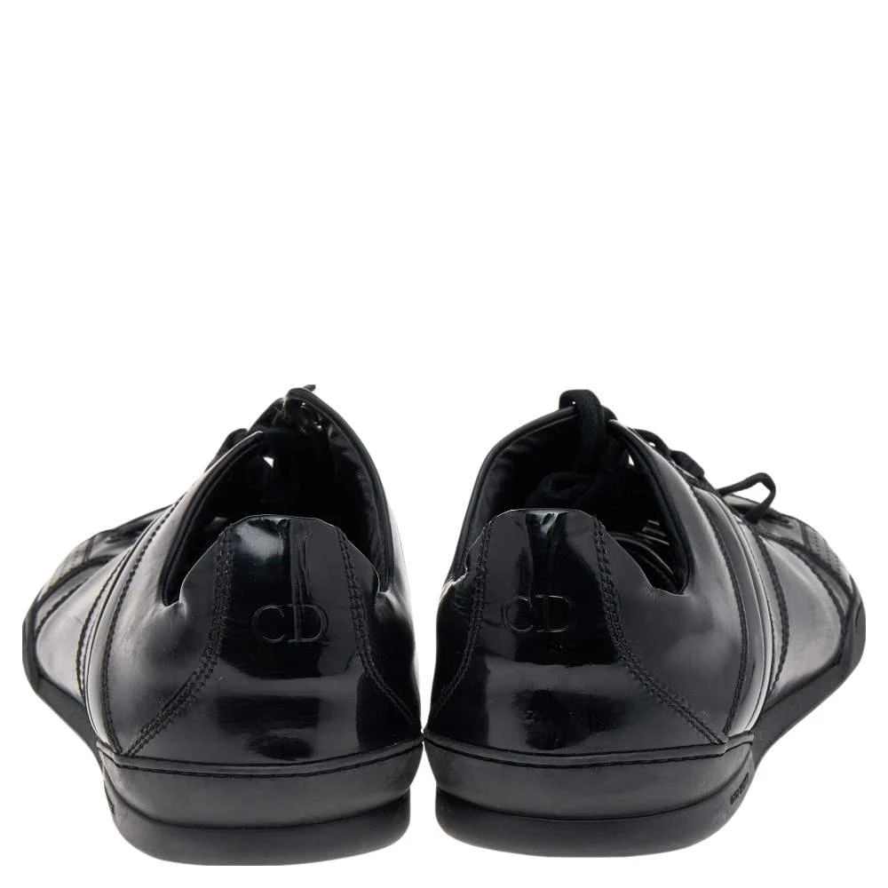 商品[二手商品] Dior|Dior Homme Black Patent and Leather Low Top Sneakers Size 39.5,价格¥2889,第5张图片详细描述