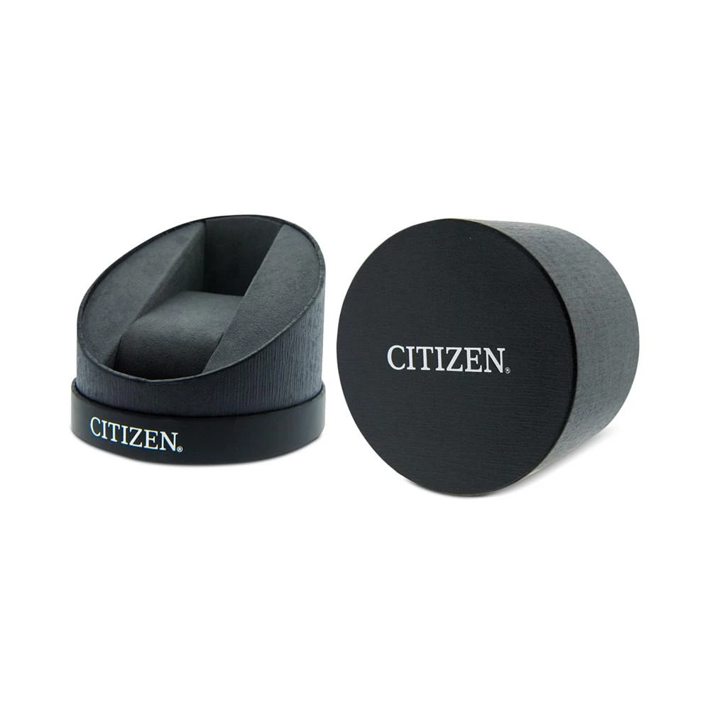 商品Citizen|Men's World Chronograph Time AT Eco-Drive Brown Leather Strap Watch 43mm AT8113-04H,价格¥3339,第3张图片详细描述