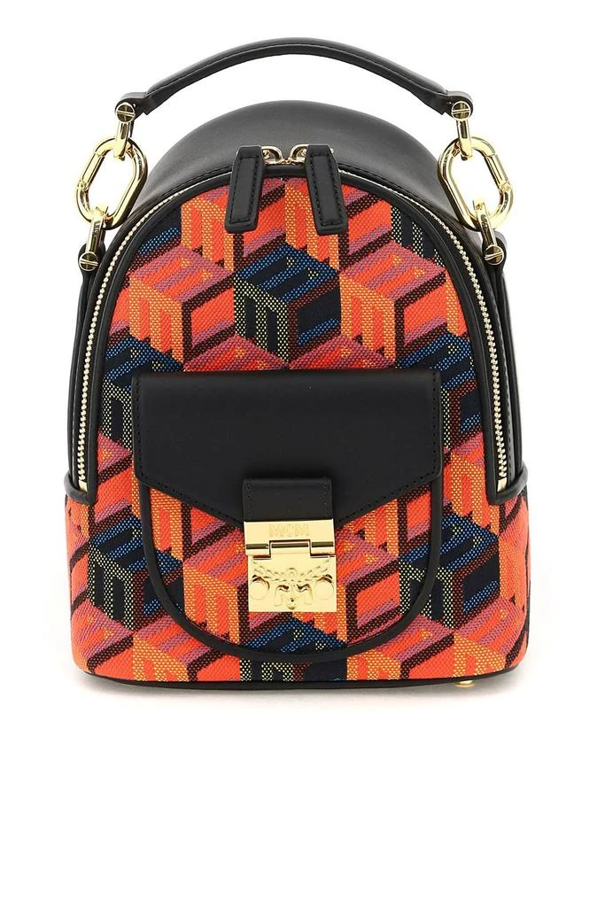 商品MCM|MCM Patricia Cubic Monogram Jacquard Backpack,价格¥4644,第1张图片