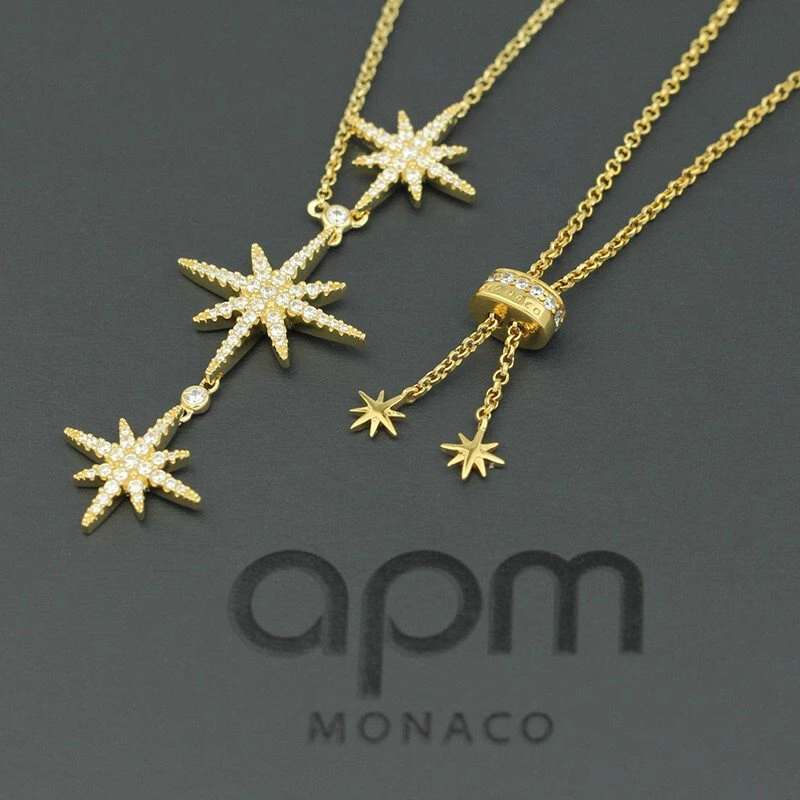 商品【预售7天】 apm Monaco|apm Monaco 女士项链 AC4875OXY 金色,价格¥432,第4张图片详细描述