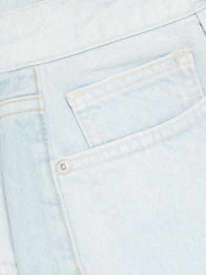Le Brigette Mid-Rise Two-Tone Denim Shorts商品第4张图片规格展示