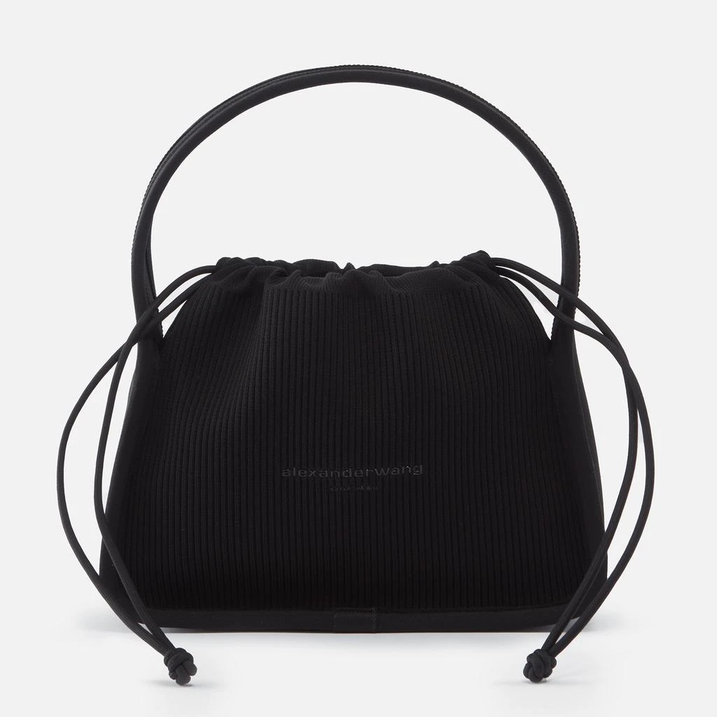 商品Alexander Wang|Alexander Wang Small Ryan Logo-Detailed Stretch-Knit Bag,价格¥3864,第1张图片