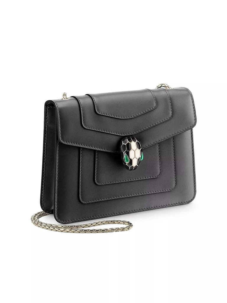 商品BVLGARI|Small Serpenti Leather Crossbody Bag,价格¥25218,第3张图片详细描述