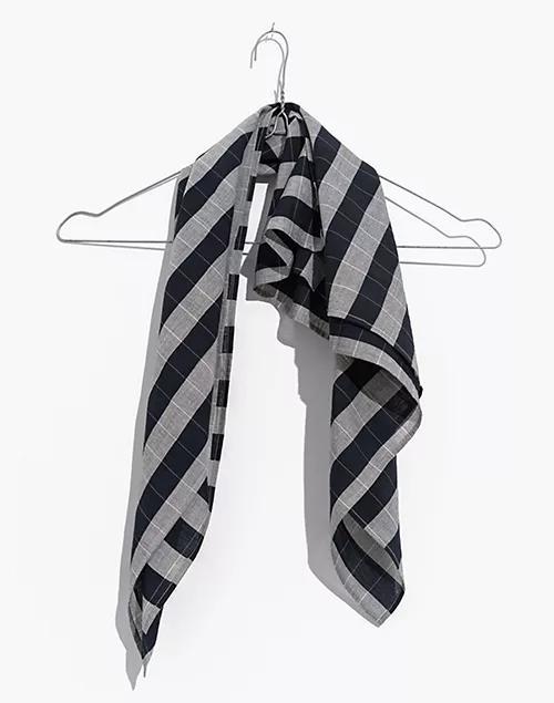 商品Madewell|World of Crow Monochrome Striped Bandana,价格¥255,第1张图片