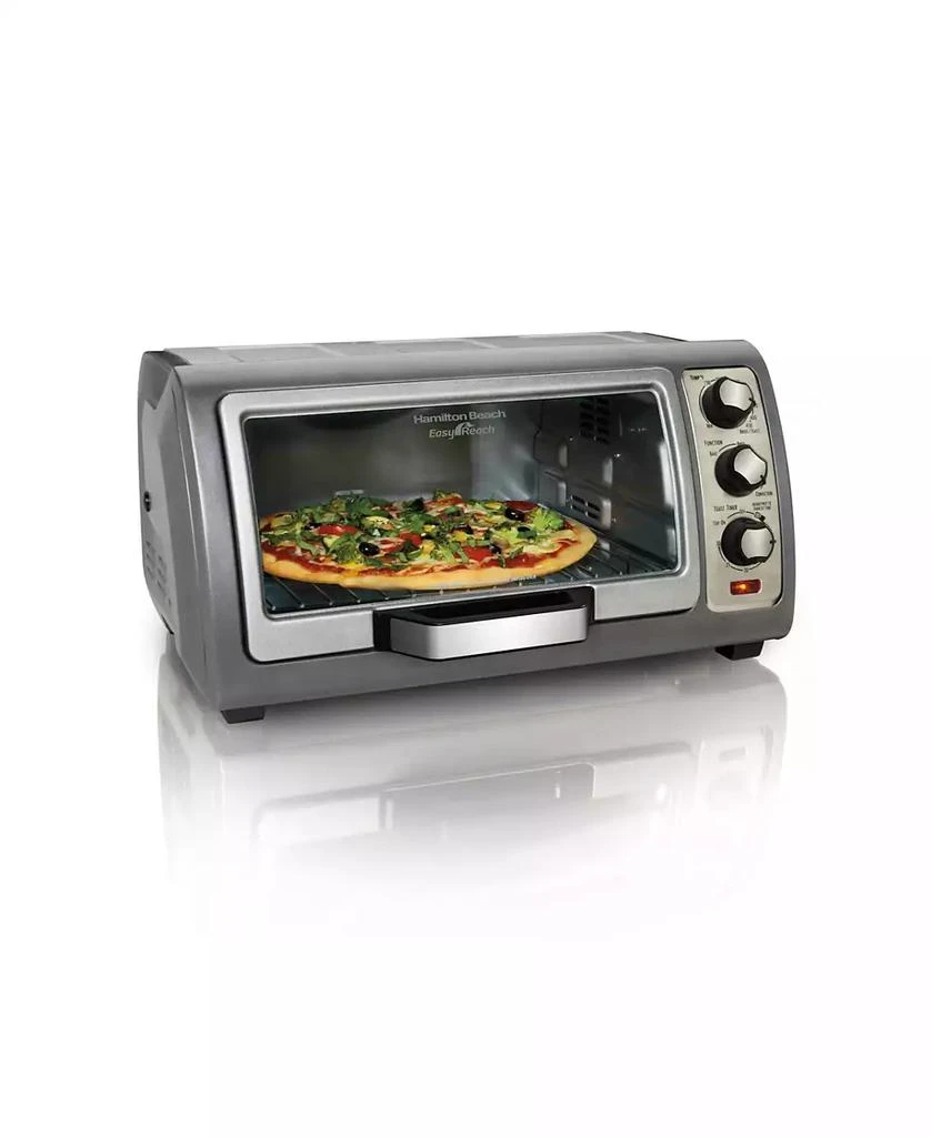 商品Hamilton Beach|Easy-Reach Toaster Oven with Roll-Top Door - 31126D,价格¥814,第1张图片