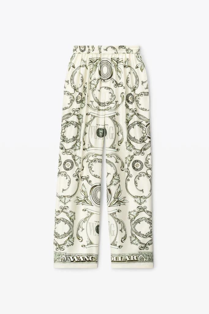 商品Alexander Wang|Money Print Pant In Heavy Silk Twill,价格¥2392,第3张图片详细描述