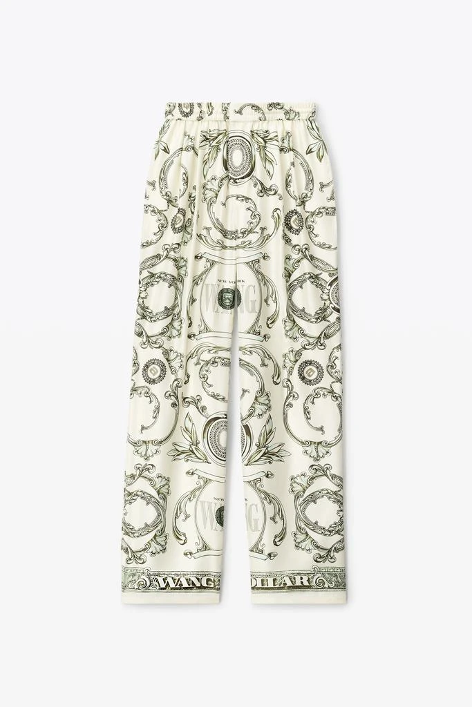 商品Alexander Wang|Money Print Pant In Heavy Silk Twill,价格¥2441,第3张图片详细描述