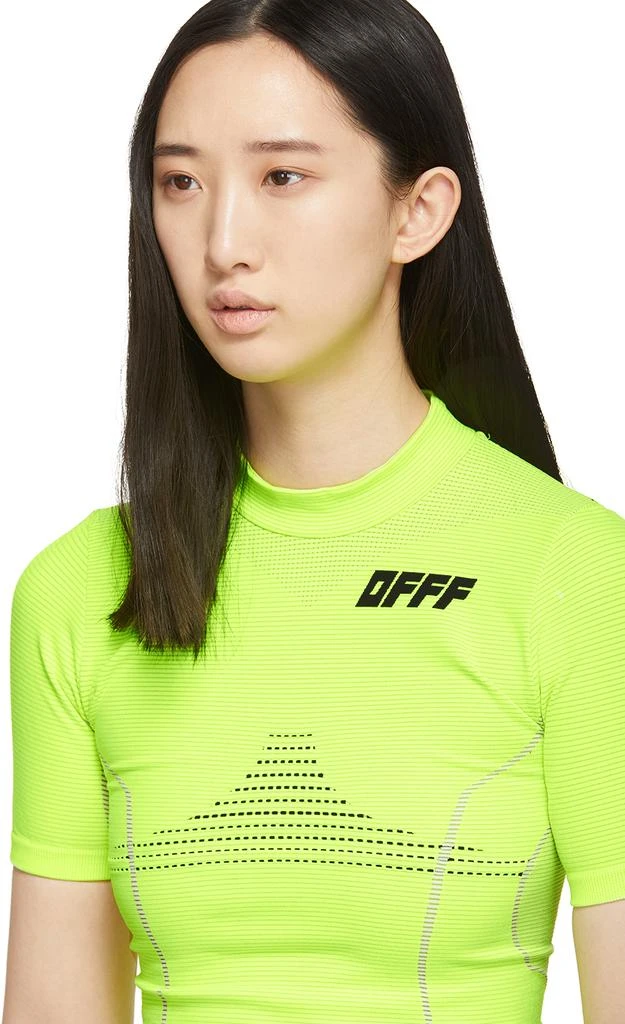 商品Off-White|Yellow Athletic T-Shirt,价格¥1389,第5张图片详细描述