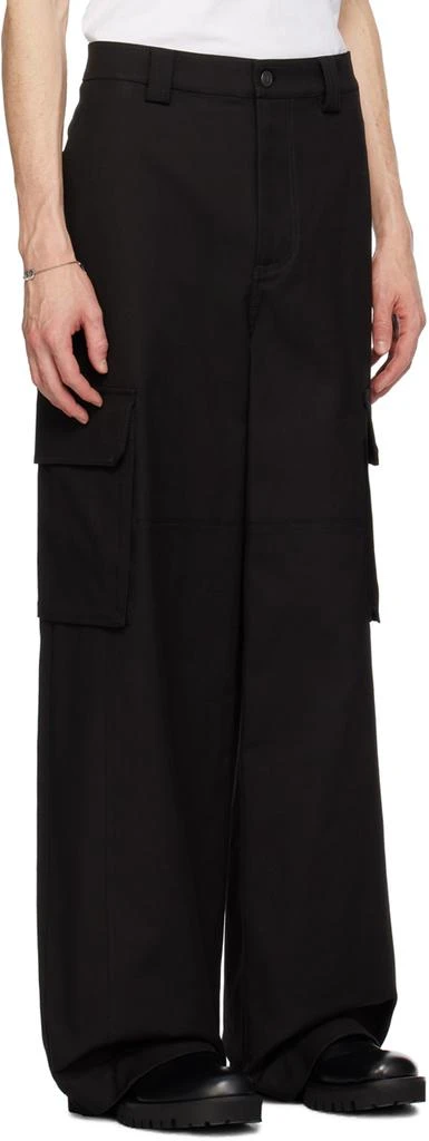 商品Valentino|Black Hammer Loop Cargo Pants,价格¥13882,第4张图片详细描述