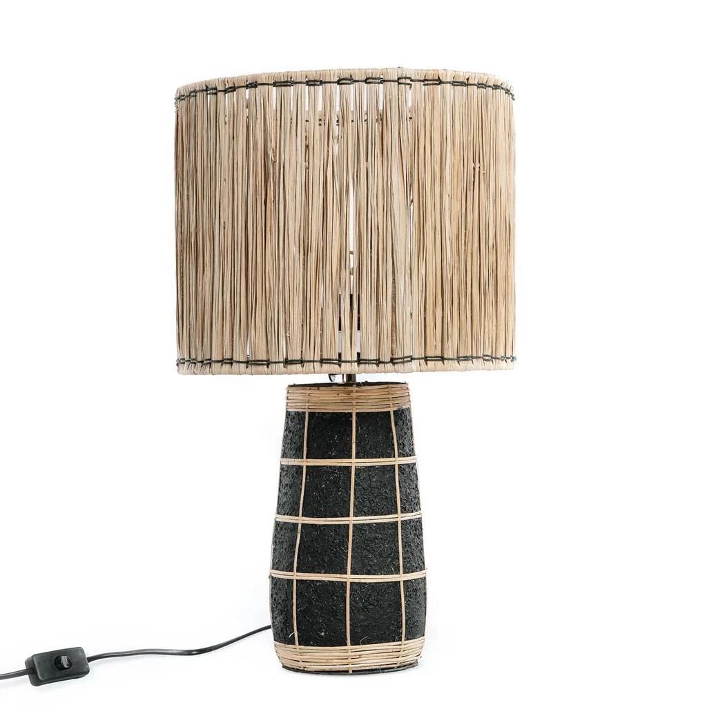 商品预计3周后发货 Bazar Bizar|La Lampe De Table Skiathos - Noir Naturel,价格¥1189,第2张图片详细描述