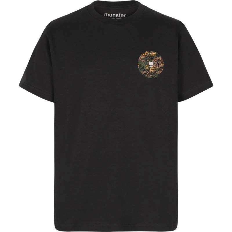 商品Munster|Camo logo t shirt in black,价格¥280,第2张图片详细描述