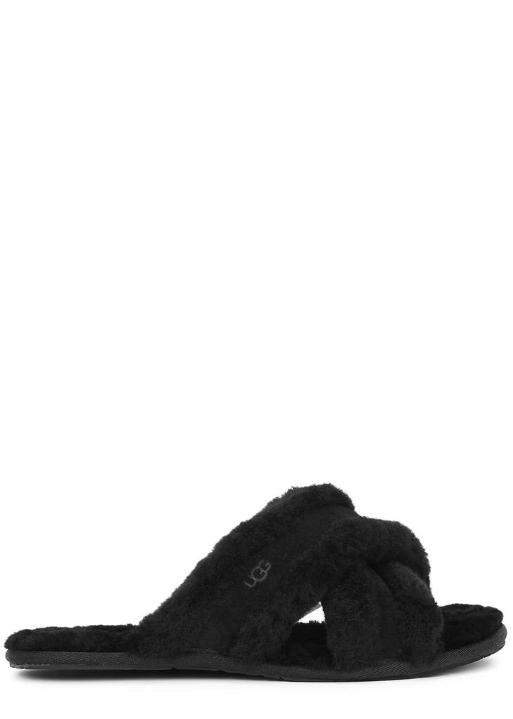 商品UGG|Scuffita black shearling slippers,价格¥773,第1张图片