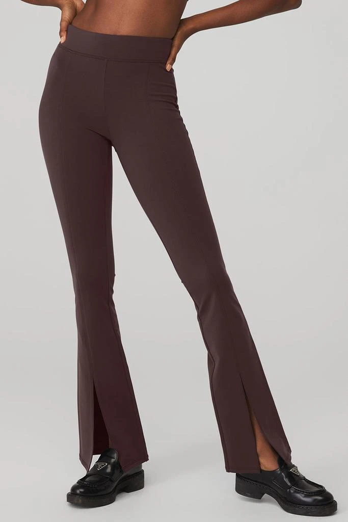 商品Alo|Airbrush High-Waist Flutter Legging - Raisin,价格¥617,第1张图片