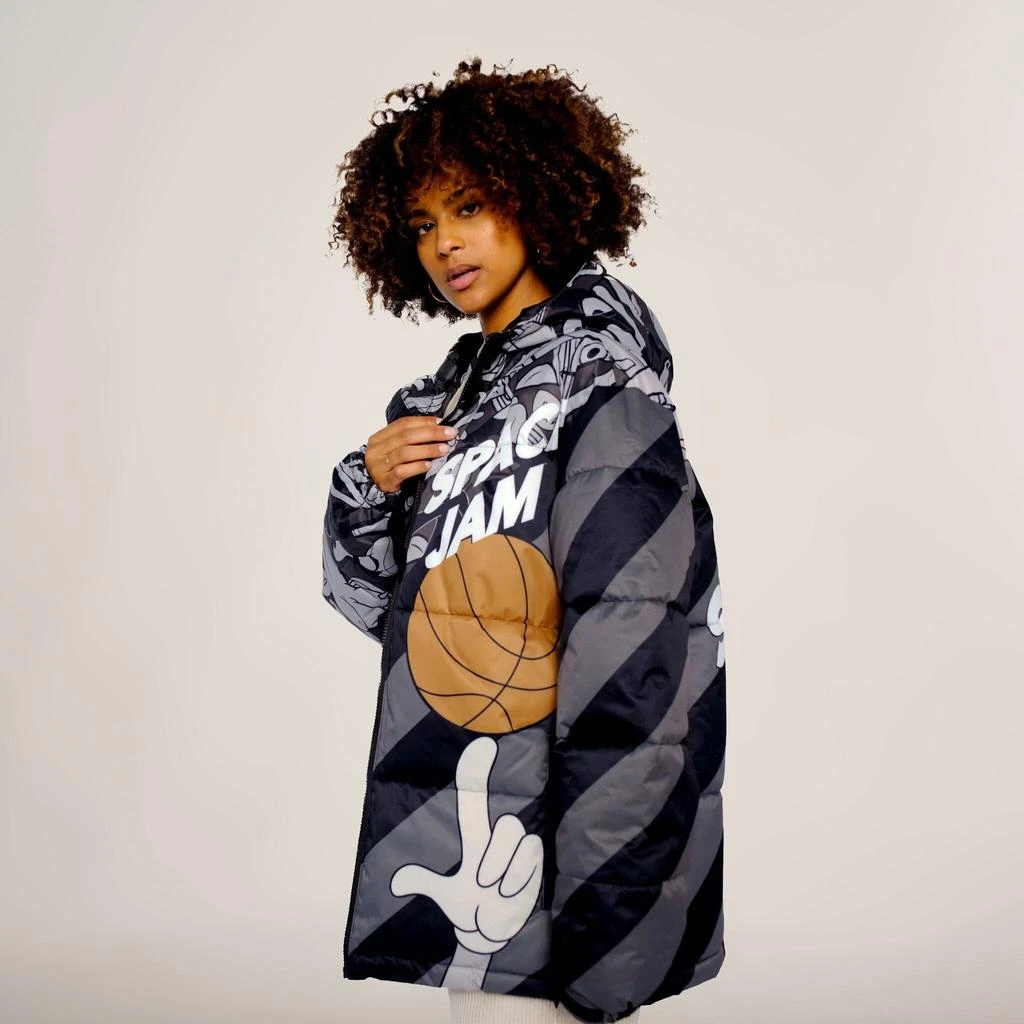 商品Members Only|Women's Space Jam Puffer Oversized Jacket,价格¥322,第3张图片详细描述