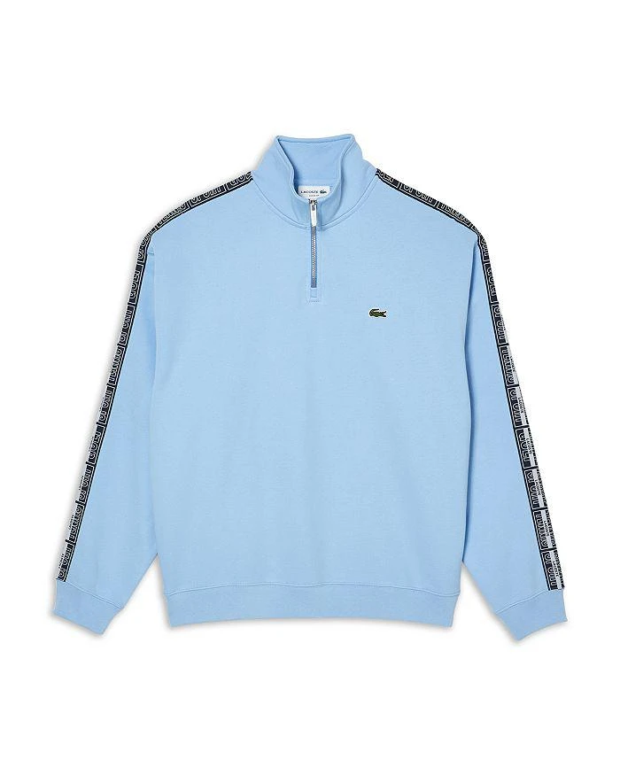 商品Lacoste|Cotton Loose Fit Quarter Zip Mock Neck Sweatshirt,价格¥785,第1张图片