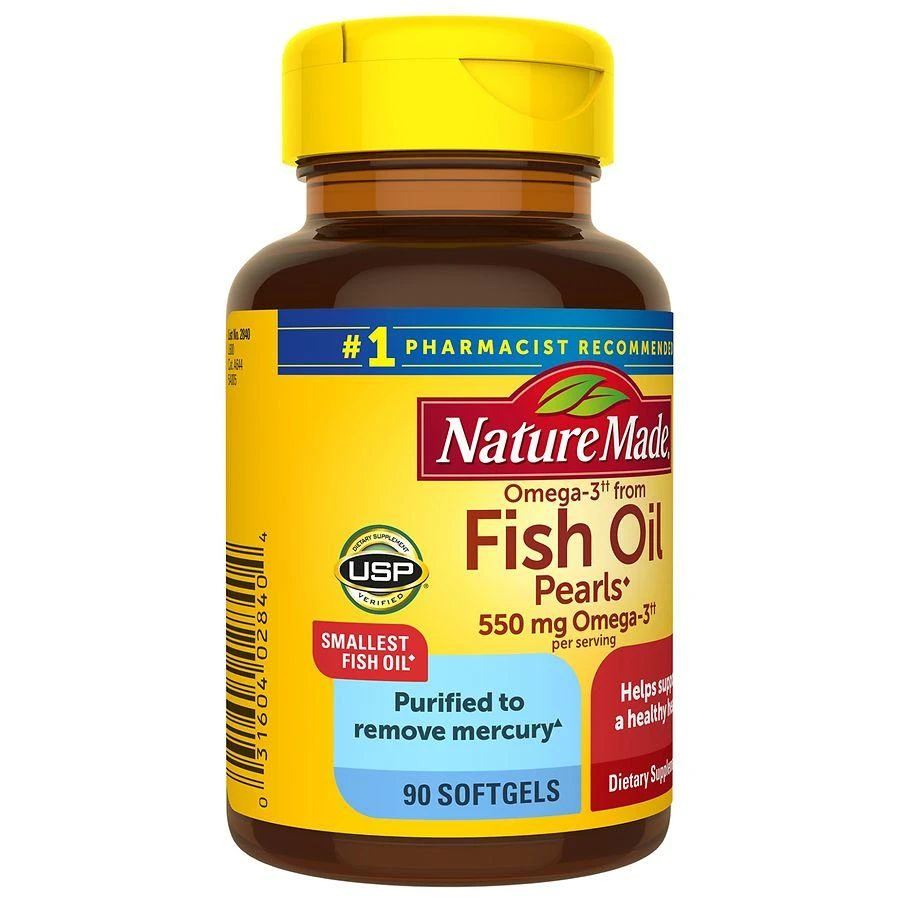 商品Nature Made|鱼油500mg 90粒,价格¥110,第2张图片详细描述