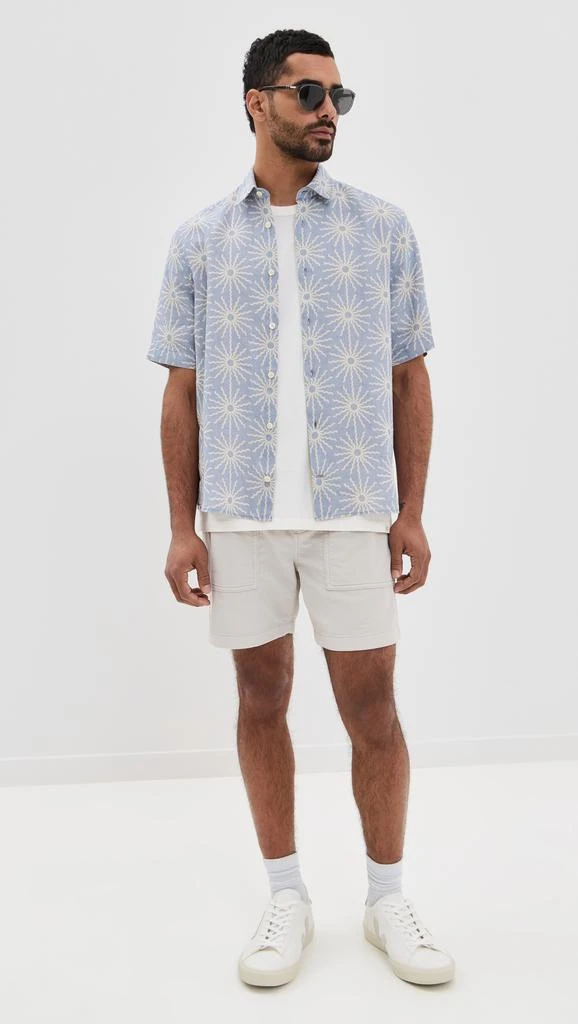 商品Frescobol Carioca|Castro Linen Copa Sol Printed Shirt,价格¥2001,第4张图片详细描述