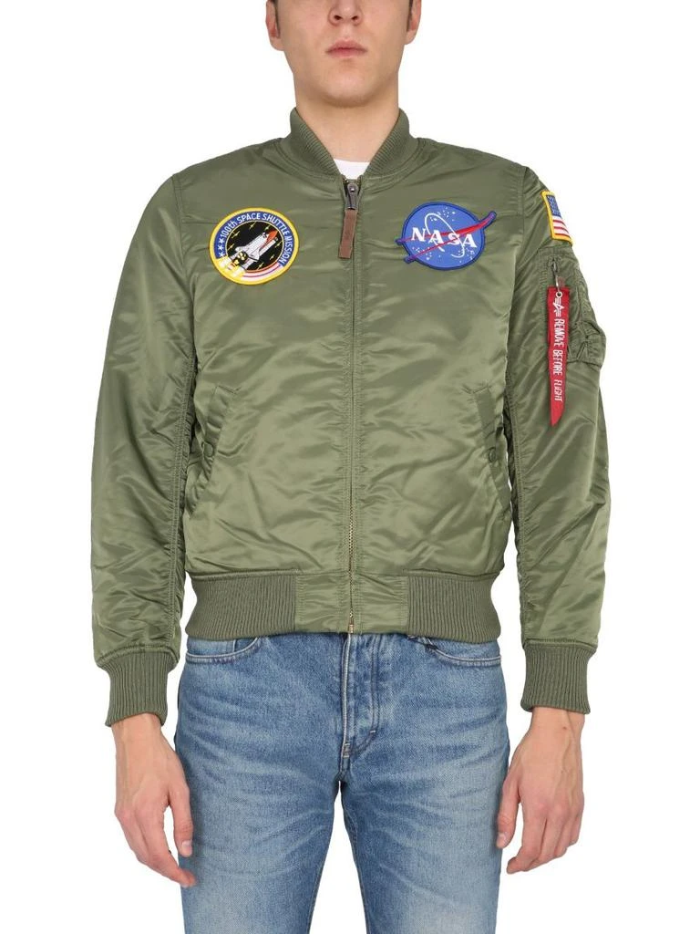 商品Alpha Industries|Alpha Industries Mens Green Polyamide Outerwear Jacket,价格¥1853,第1张图片