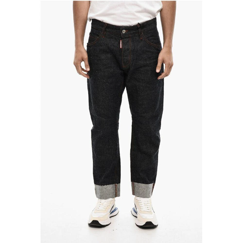 商品DSQUARED2|Dsquared² Regular Fit Jeans with Visible Men's Stictiching,价格¥3672,第1张图片
