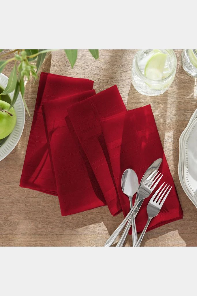 商品Elrene Home Fashions|Elegance Plaid Damask Napkin,价格¥198,第2张图片详细描述