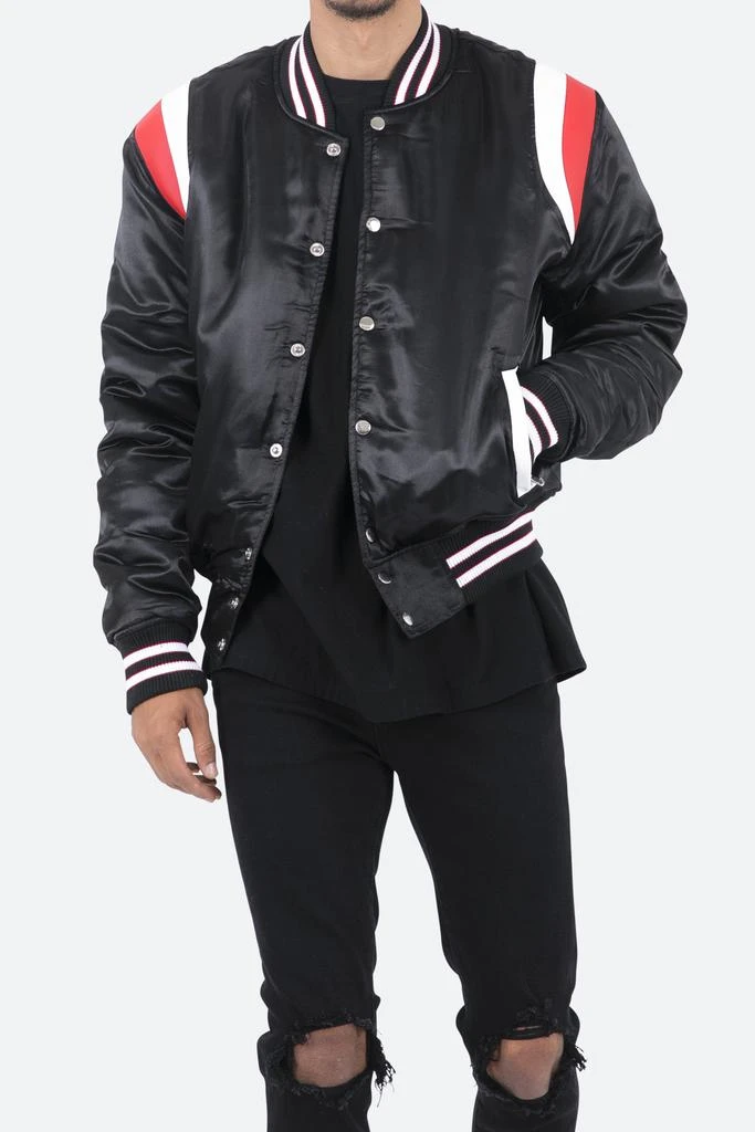 Teddy Bomber Jacket - Black/Red 商品