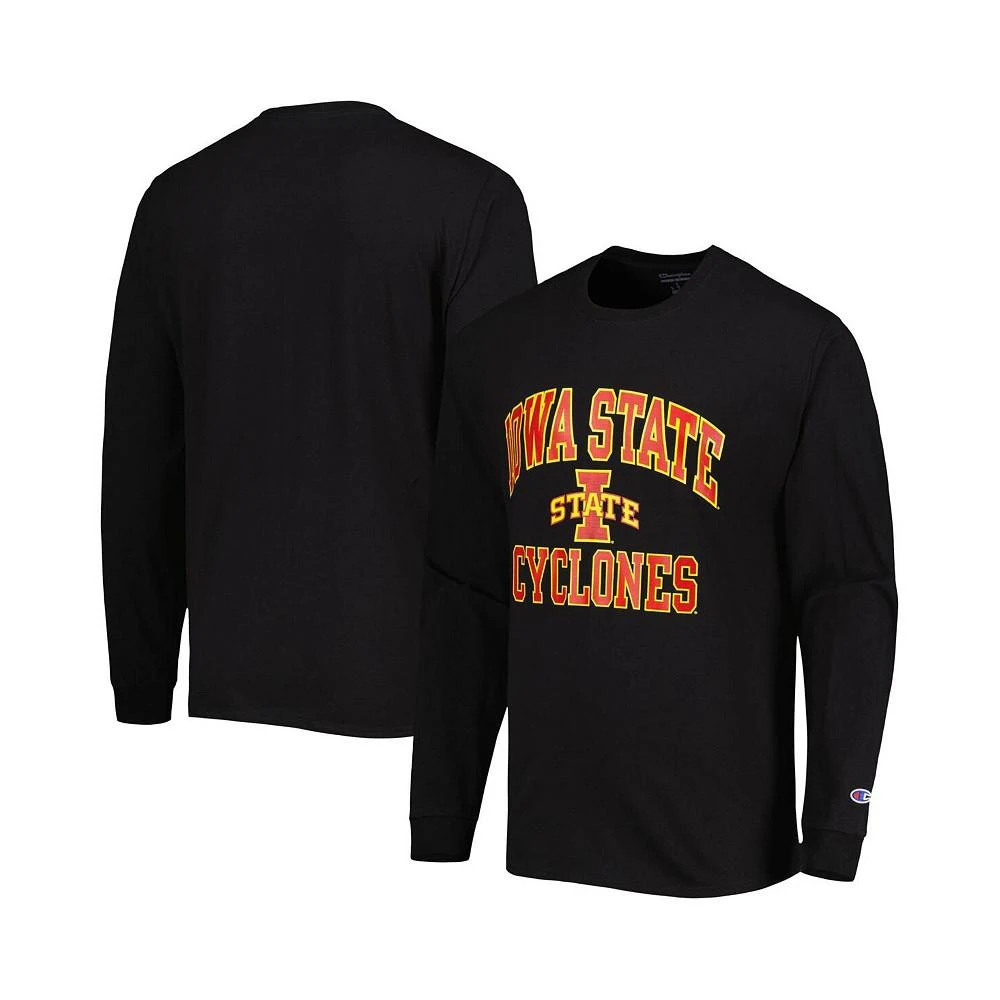 商品CHAMPION|Men's Black Iowa State Cyclones High Motor Long Sleeve T-shirt,价格¥236,第1张图片