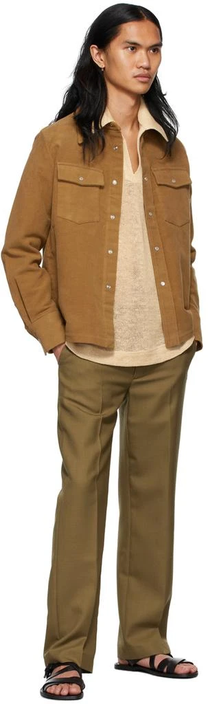 商品Séfr|Brown Mike Suit Trousers,价格¥860,第4张图片详细描述