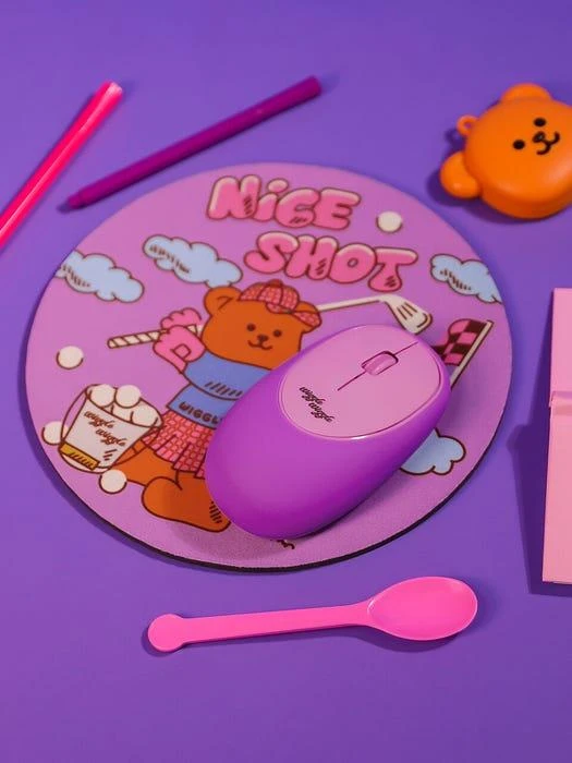 商品WIGGLE WIGGLE|Soft Wireless Mouse And Pad Set,价格¥363,第2张图片详细描述