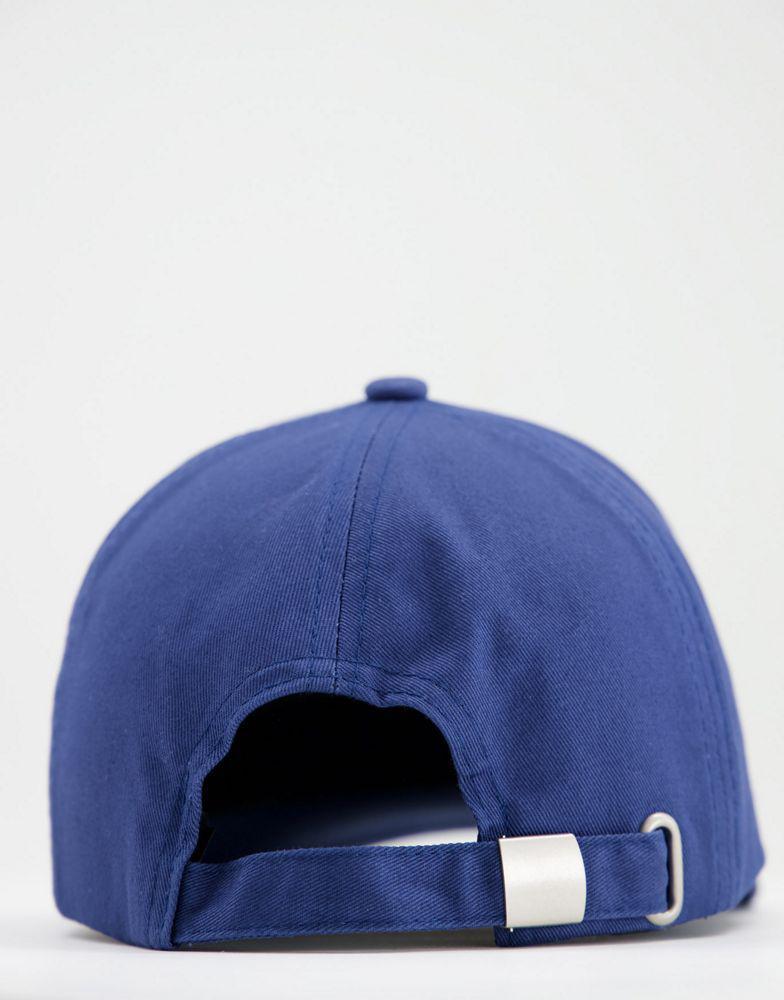 商品Reclaimed Vintage|Reclaimed Vintage inspired unisex cap with rainbow logo in navy,价格¥78,第6张图片详细描述