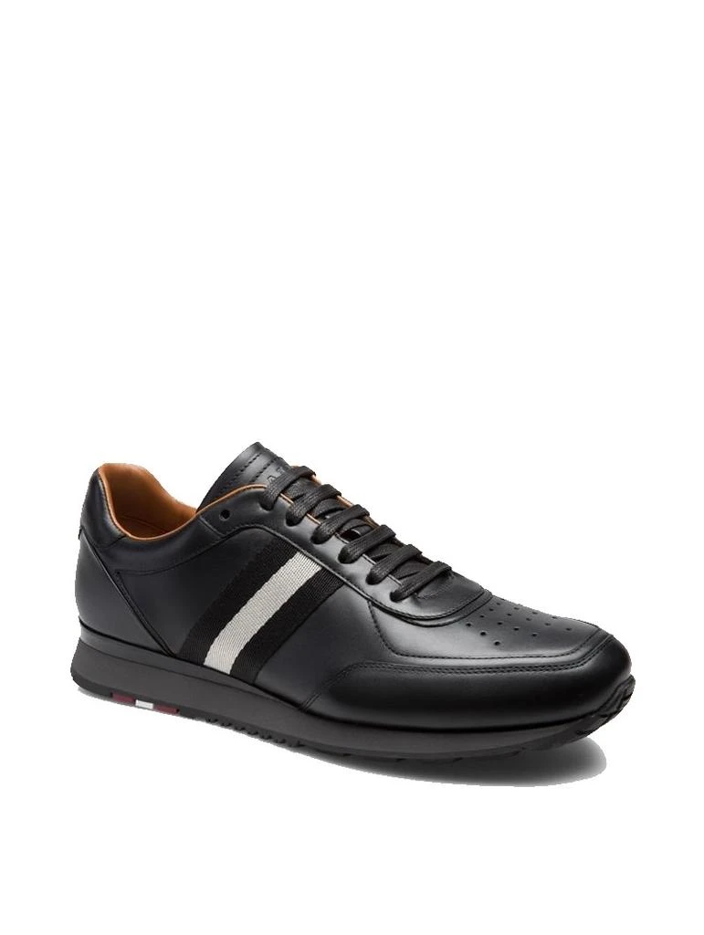 商品Bally|NEW Bally Aston Men's Black Leather Sneakers,价格¥2292,第1张图片