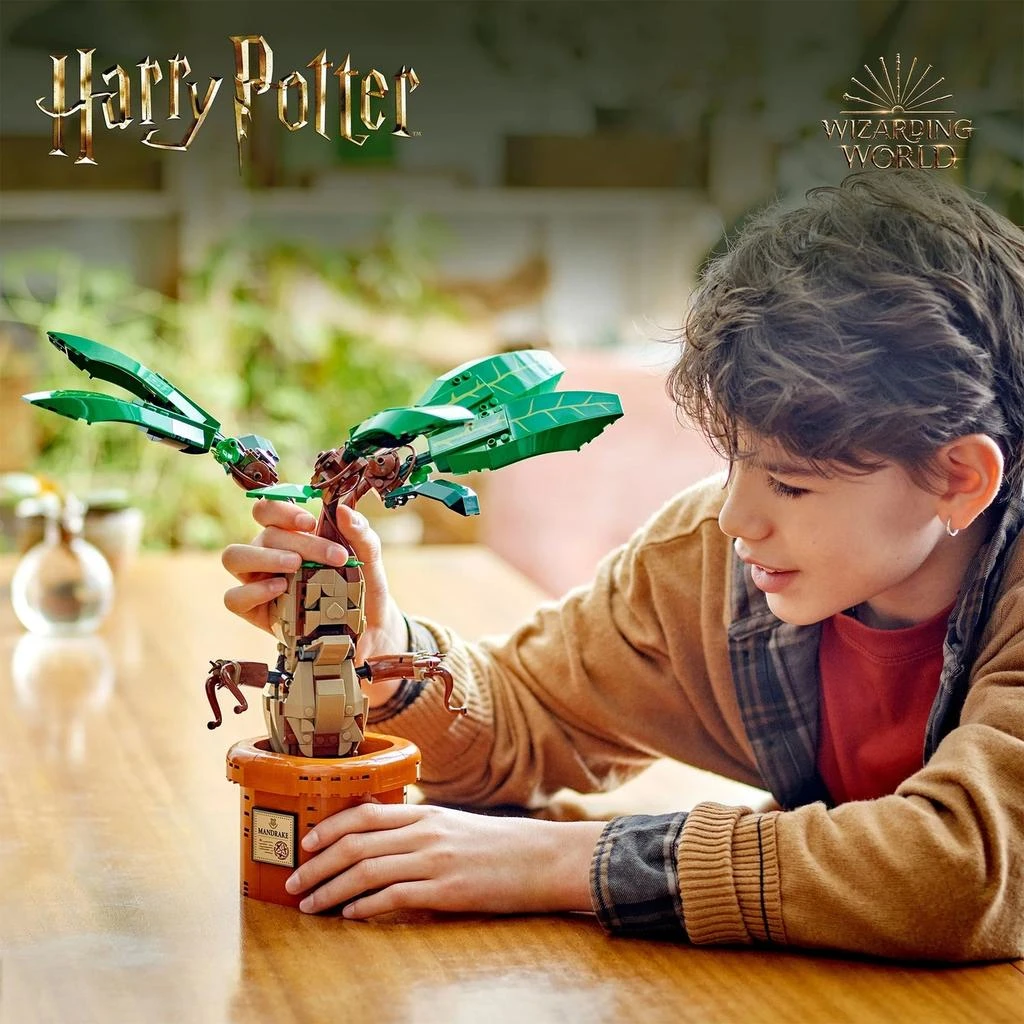 商品LEGO|LEGO Harry Potter Mandrake Magical Plant Toy Figure 76433,价格¥500,第5张图片详细描述