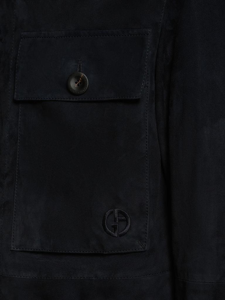 商品Giorgio Armani|Suede Jacket,价格¥28584,第5张图片详细描述