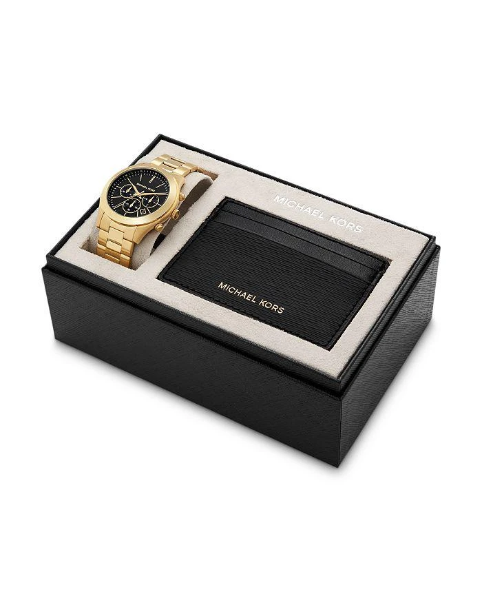 商品Michael Kors|Slim Runway Chronograph, 44mm Gift Set,价格¥2215,第5张图片详细描述