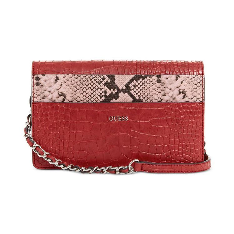 商品GUESS|Katiana 翻盖斜挎包,价格¥391,第2张图片详细描述