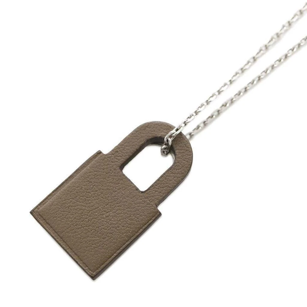 商品[二手商品] Hermes|Kelly Etoupe Swift Leather Necklace (Pre-Owned),价格¥4502,第3张图片详细描述