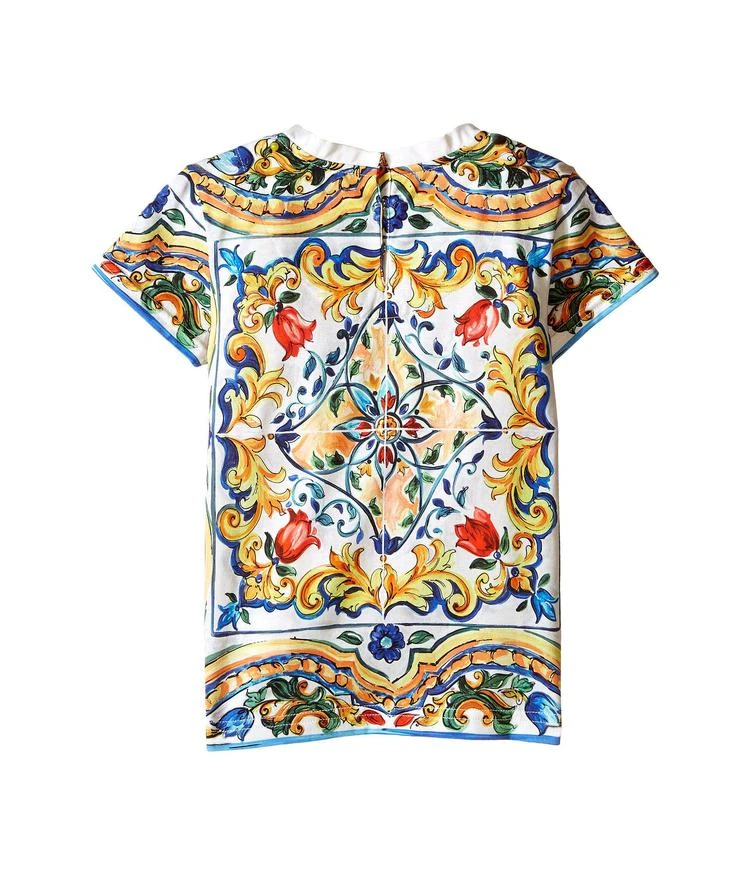 商品Dolce & Gabbana|幼儿/小童Dolce & Gabbana Kids Escape Maiolica T-Shirt (Toddler/Little Kids),价格¥834,第2张图片详细描述