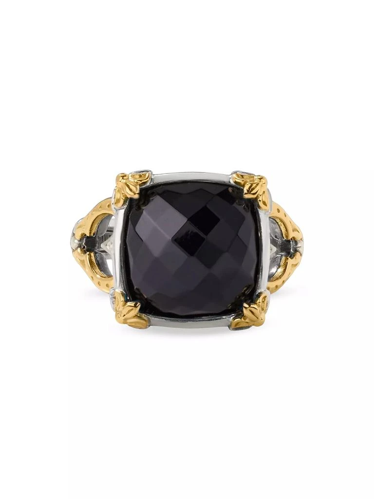 商品Konstantino|Anthos Solis Sterling Silver, 18K Yellow Gold &amp; Black Onyx Ring,价格¥5173,第3张图片详细描述