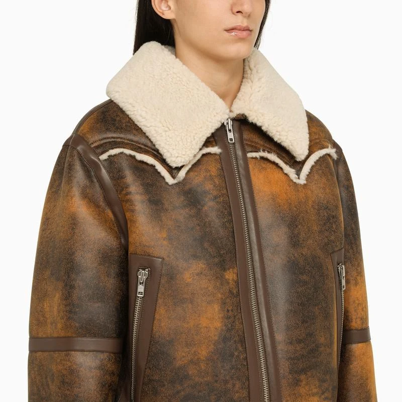 商品STAND STUDIO|STAND STUDIO Shaded sheepskin effect jacket,价格¥2821,第4张图片详细描述