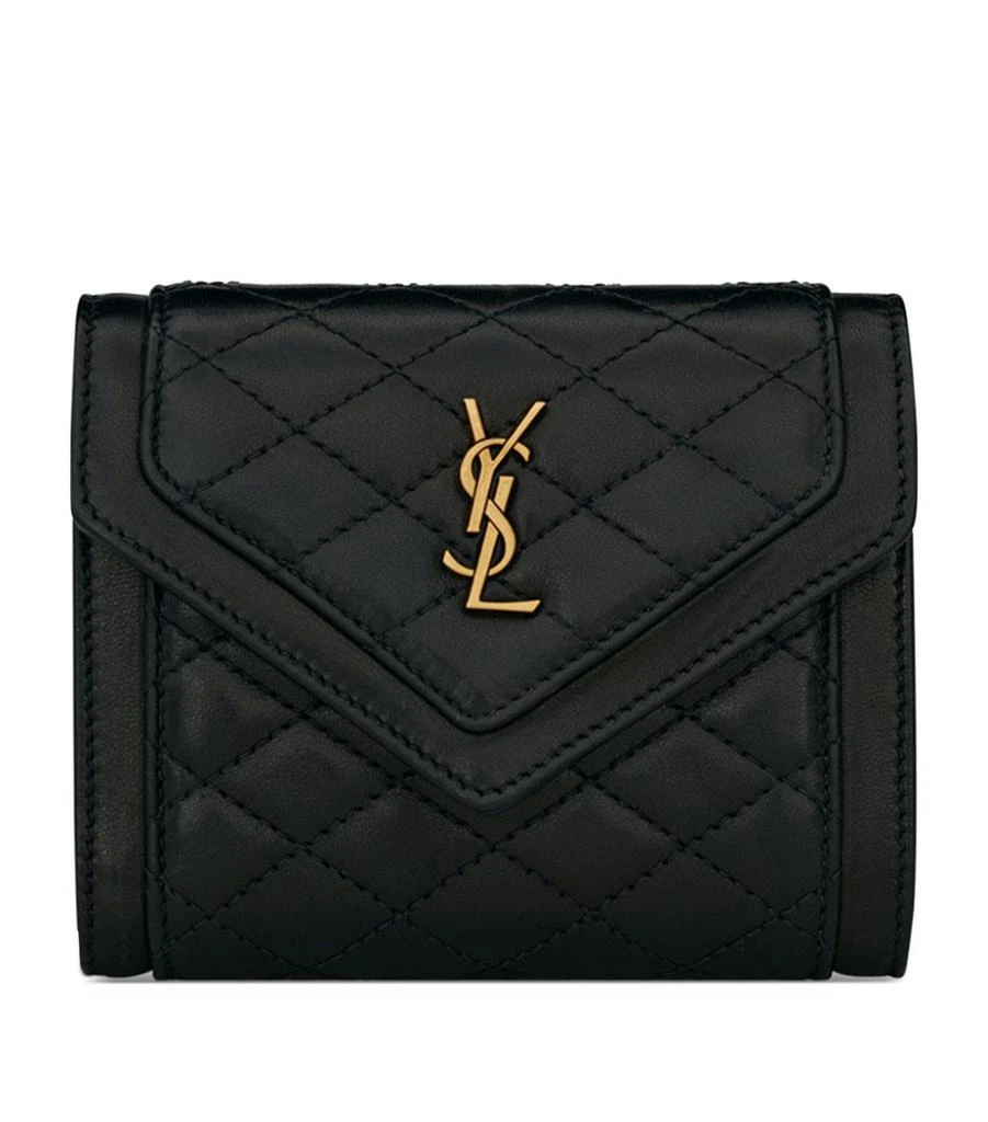 商品Yves Saint Laurent|Leather Trifold Wallet,价格¥5201,第1张图片