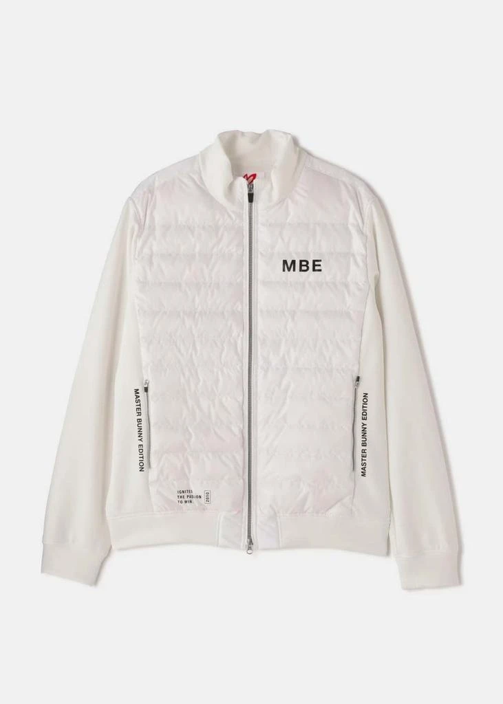 商品MASTER BUNNY EDITION|MASTER BUNNY EDITION White Polyester Ripstop Water Repellent Down Blouson,价格¥1736,第1张图片