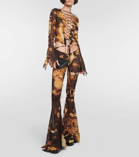 商品KNWLS|Printed silk-blend chiffon blouse,价格¥3608,第2张图片详细描述