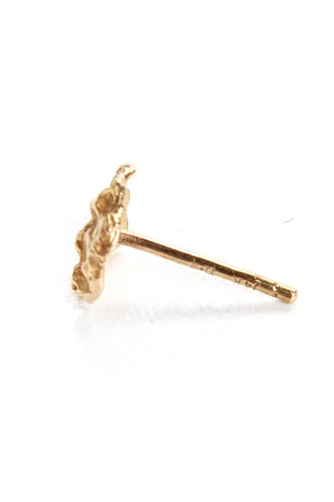 商品[二手商品] Not Available|Designer Womens 14K Yellow Gold Nugget Stud Earrings .67g,价格¥1589,第4张图片详细描述