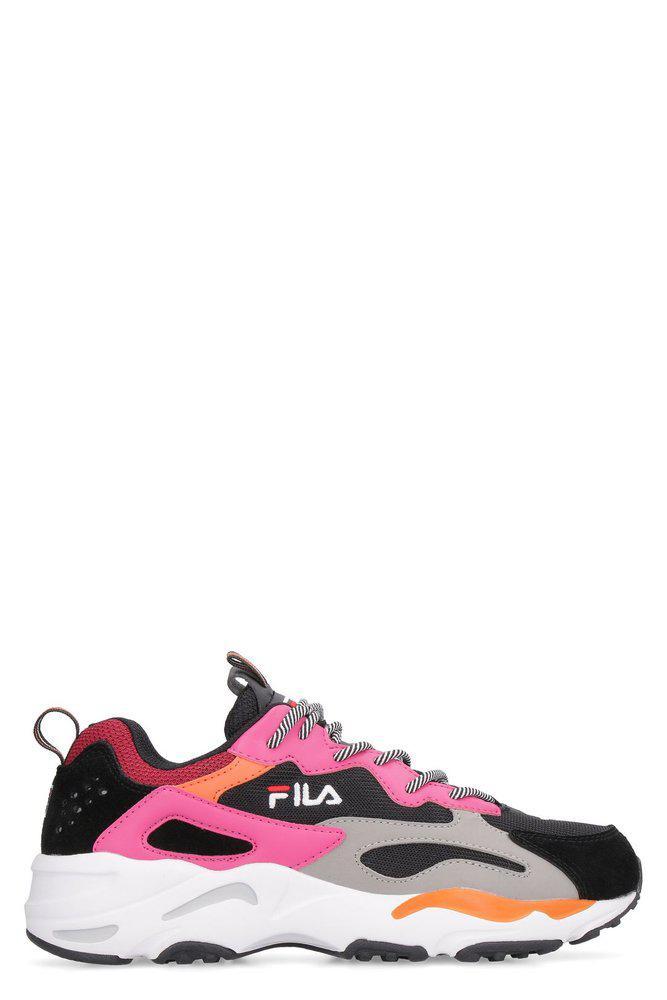 商品Fila|Fila Logo Detailed Lace-Up Sneakers,价格¥420,第1张图片