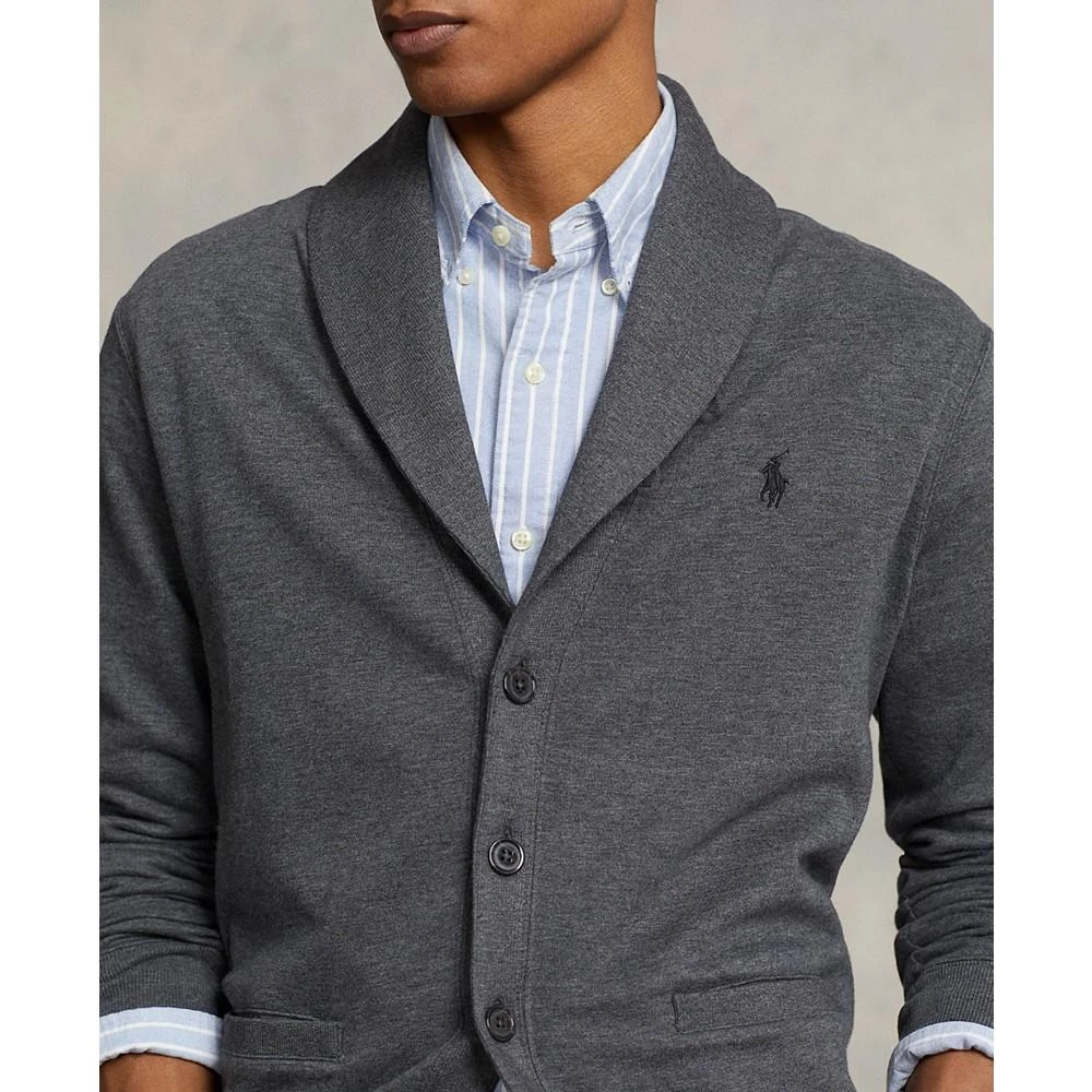 商品Ralph Lauren|Men's Luxury Jersey Cardigan,价格¥682,第3张图片详细描述
