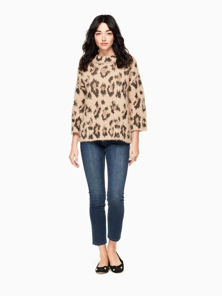 商品Kate Spade|leopard-print chunky sweater,价格¥1950,第4张图片详细描述