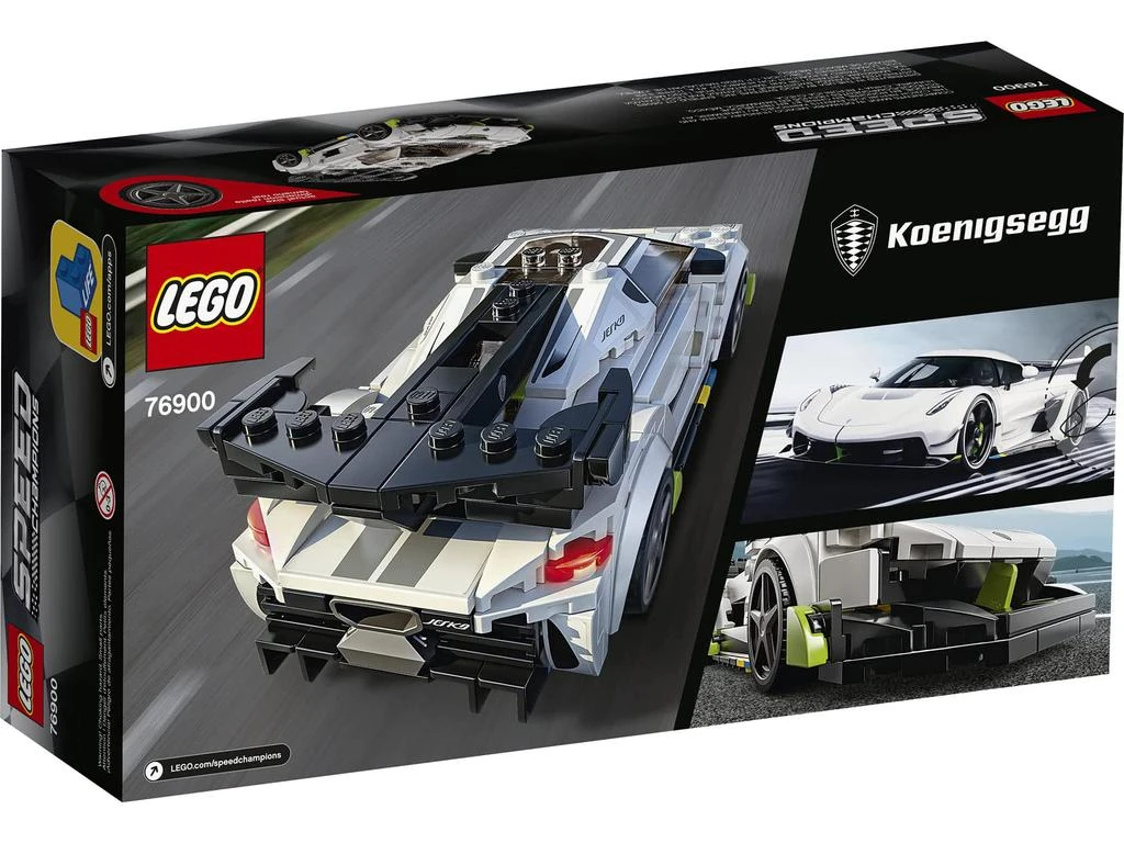商品LEGO|LEGO Speed Champions Koenigsegg Jesko 76900 Building Toy for Kids and Car Fans; New 2021 (280 Pieces),价格¥148,第2张图片详细描述