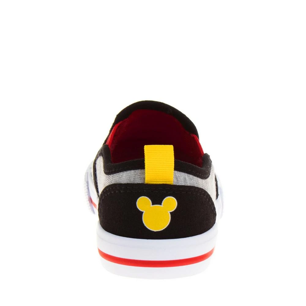 商品Disney|Little Boys Mickey Mouse Slip On Canvas Sneakers,价格¥256,第3张图片详细描述