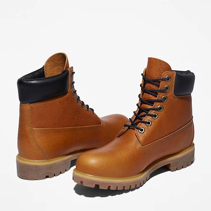 商品Timberland|Timberland® Premium Extra Warm 6 Inch Boot for Men in Yellow Full Grain,价格¥1637,第7张图片详细描述