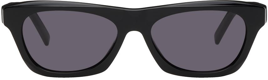 Black Rectangular Sunglasses商品第1张图片规格展示