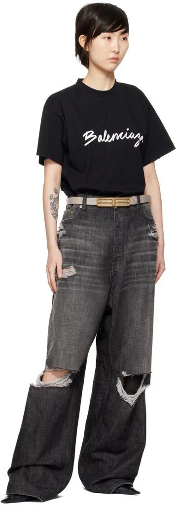 商品Balenciaga|Taupe BB Stretch Belt,价格¥2028,第3张图片详细描述